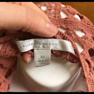 🔮LAUREN CONRAD | Crochet Overlay Top